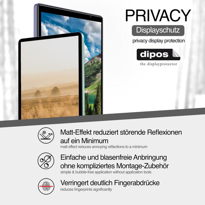 Actual product image Dipos Privacy Screen Protector 4-Way Privacy-Filter (1 Piece, X2)