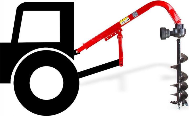 Actual product image Dema Traktor Erdbohrer Ersatzbohrer Erdlochbohrer Pfahlbohrer Pflanzbohrer EB150 Pro