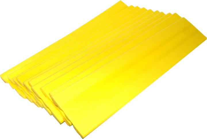 Actual product image Brady Edge protector - corner (c), yellow, 750 x 151 x 14mm, self-adhesive (10 pieces per pack)