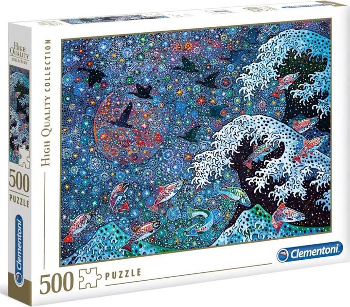 Actual product image Clementoni 35074 Puzzle jigsaw (e) art (500 pieces)