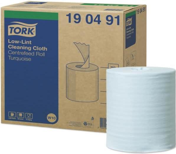 Actual product image Tork Low-lint cleaning cloths in W10 dispenser bucket 1-ply 190491 Quantity: 800 pcs. (1 pcs.)
