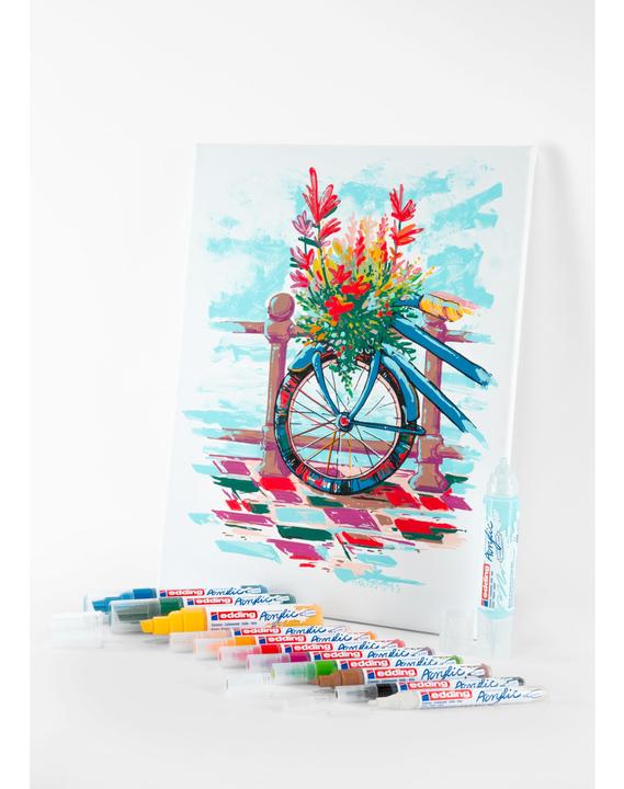 Produktbild Edding Acrylmarker Starter Set 12-teilig (Mehrfarbig, 10 mm, 12 x)