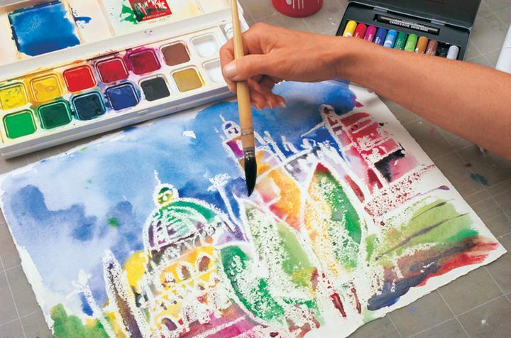 Immagine prodotto Caran d'Ache Gouache Studio Tabletten Metallschachtel (Multicolore, Verde, Verde lime)