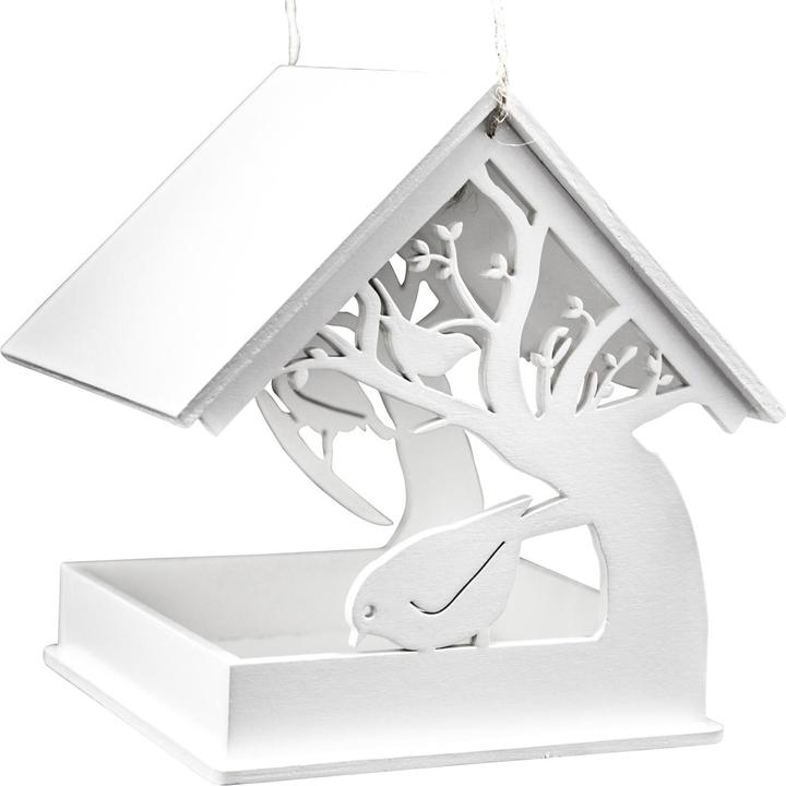 Produktbild HTI-Living Vogelfutterhaus Weiss Mina
