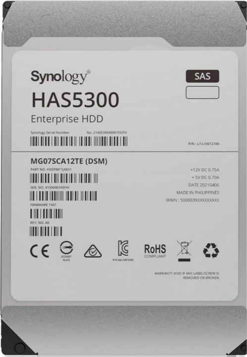 Produktbild Synology HAS5300-8T (8 TB, 3.5", CMR)