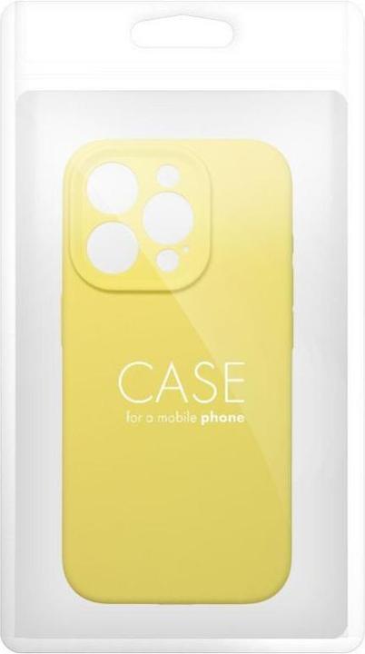 Actual product image OEM Back panel cover Case SILICONE 2mm for IPHONE 11 lemon (Apple iPhone 11)