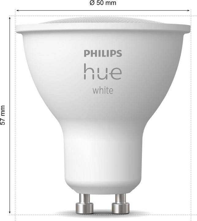 Produktbild Philips Hue 400 (GU10, 4.20 W, 400 lm, 2 x, E)