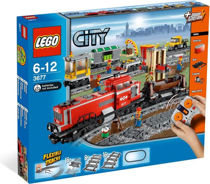 Immagine prodotto LEGO Güterzug mit Diesellokomotive (3677, LEGO City)