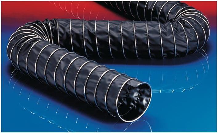 Norres Absaug- und Gebläseschlauch CP PTFE-INOX 475 EC 200-203 mm 212,00 mm 3 m