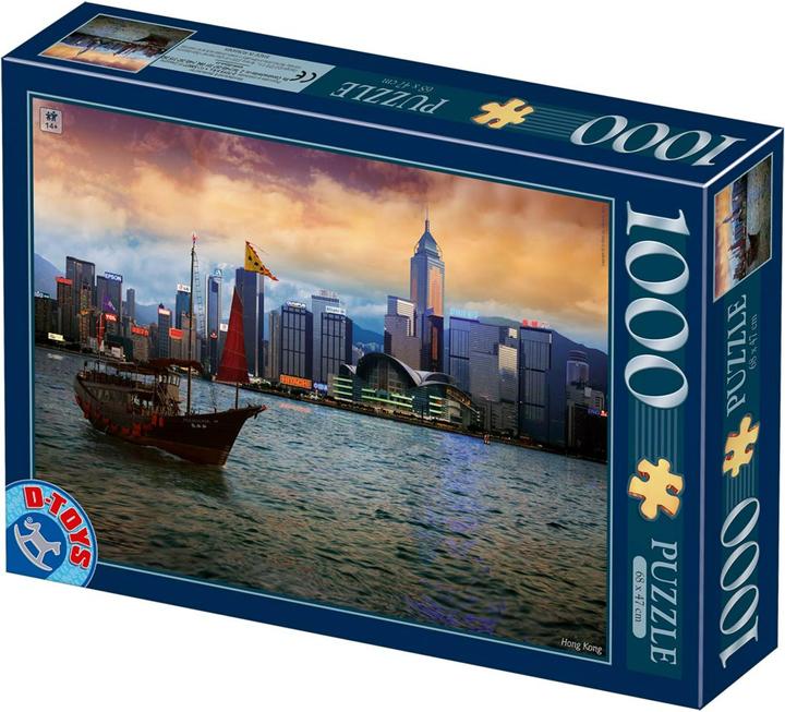 Produktbild D-Toys Puzzle 1000 Ansicht von Hongkong (1000 Teile)