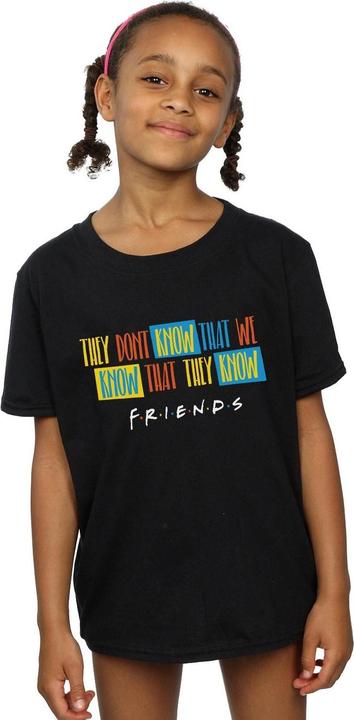 Produktbild Friends They Don't Know Script TShirt Mädchen (152, 158)