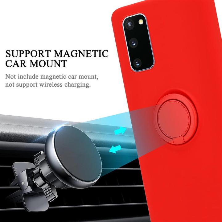Actual product image Cadorabo TPU Liquid Ring Silicone Case Cover (Samsung Galaxy S20 FE)