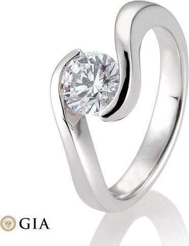 Produktbild Breuning Ring Schwung 0,80-1,50 ct. (56, 585/14 K Gold)