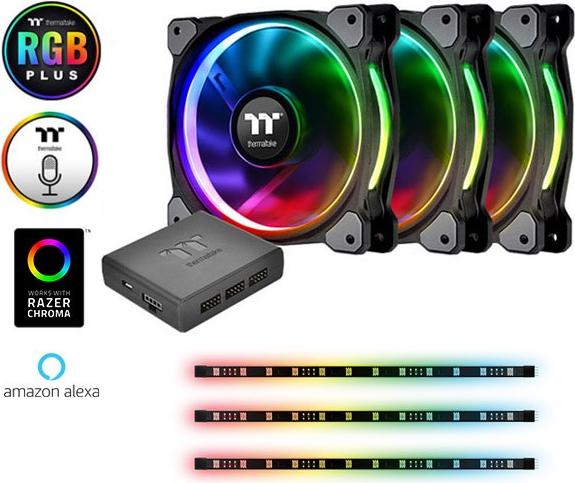 Actual product image Thermaltake Riing Plus 12 RGB (120 mm, 3 x)