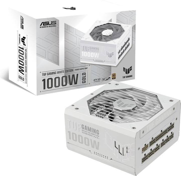 Immagine prodotto ASUS PSU TUF Gaming 1000W Edizione Oro Bianco (1000 W)