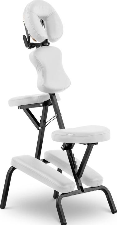 Produktbild Physa Massagestuhl Tattoostuhl Kosmetikstuhl klappbar Weiss Massageliege Massagebank