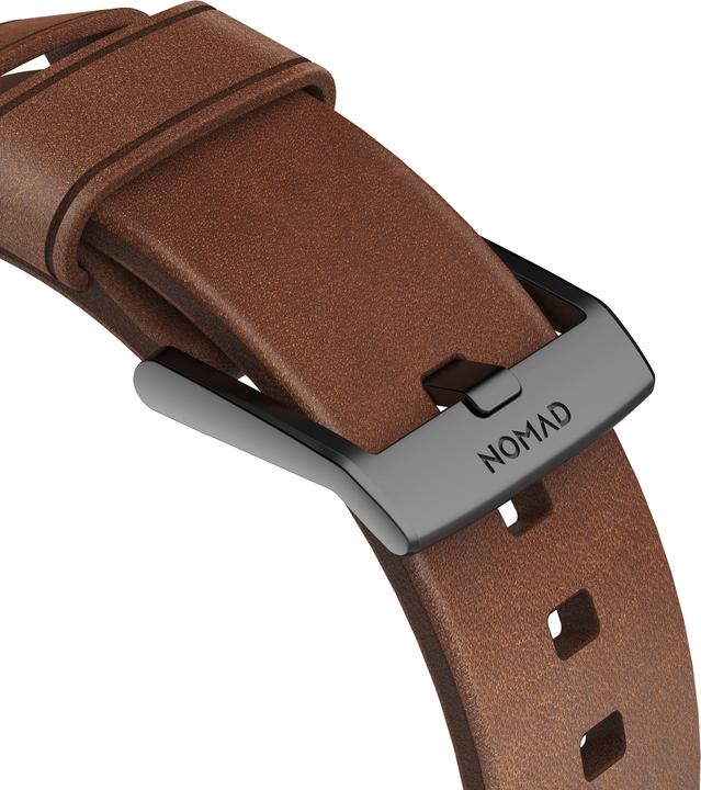 Produktbild Nomad Modern Connector Strap (44 mm, Edelstahl, Leder)