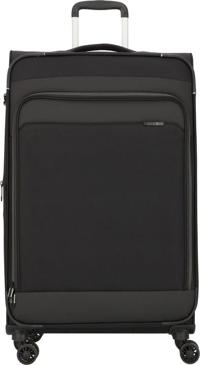 D&N Travel Line 9504 4 Rollen Trolley L 76 cm mit Dehnfalte (102 l, L (90 - 115l))