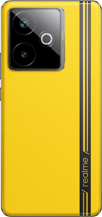 Actual product image realme GT 7T 5G Dual Sim 12GB RAM 256GB - Yellow (256 GB, Racing yellow, 6.80", Dual SIM, 50 Mpx, 5G)