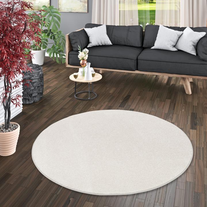 Produktbild Snapstyle Hochflor Velours Teppich Luna Rund (133 x 133 cm)