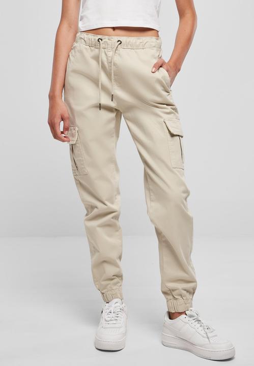 Actual product image Urban Classics Ladies High Waist Cargo Comfort Jogging Pants - 16932 (XS)