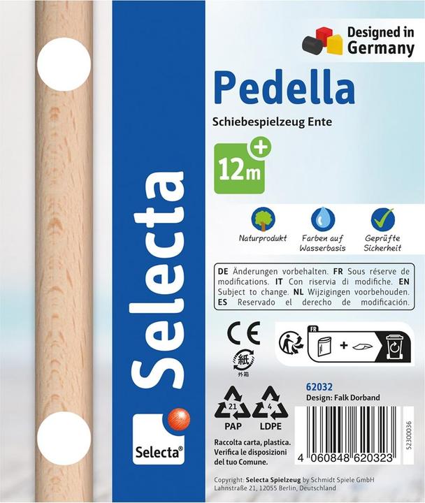 Immagine prodotto Selecta Spielzeug Figura scorrevole Pedella