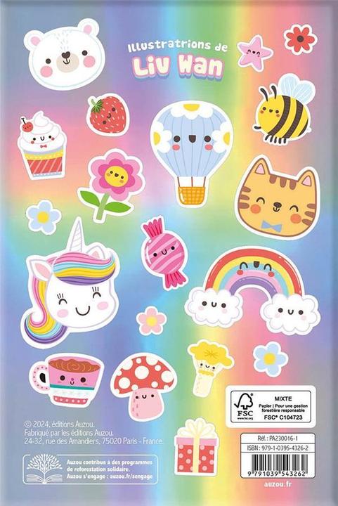 Immagine prodotto Auzou France Mon année super kawaii 2024-2025 : avec des stickers inclus!
