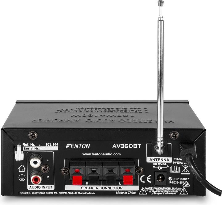 Actual product image Fenton AV360BT (Equalizer, Final stage)