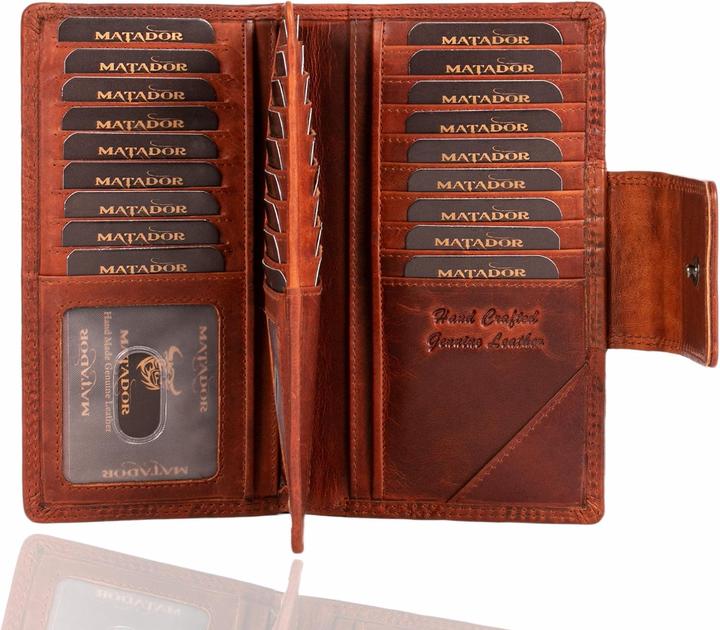 Matador Geldbörse mit RFID Schutz und 36 Kartenfächer