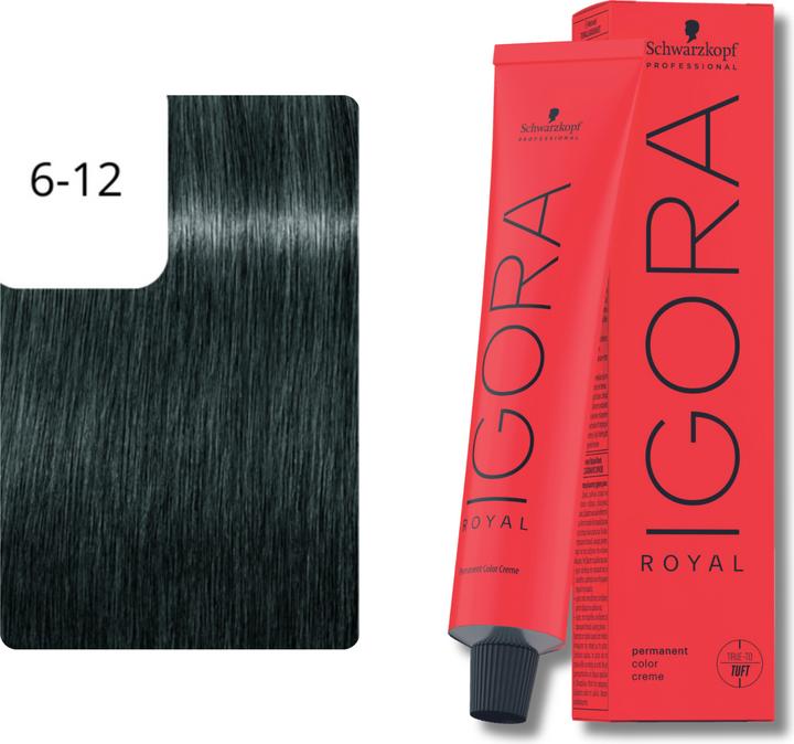 Produktbild Schwarzkopf Professional Igora Royal (6-12 Dunkelblond Cendre Asch)