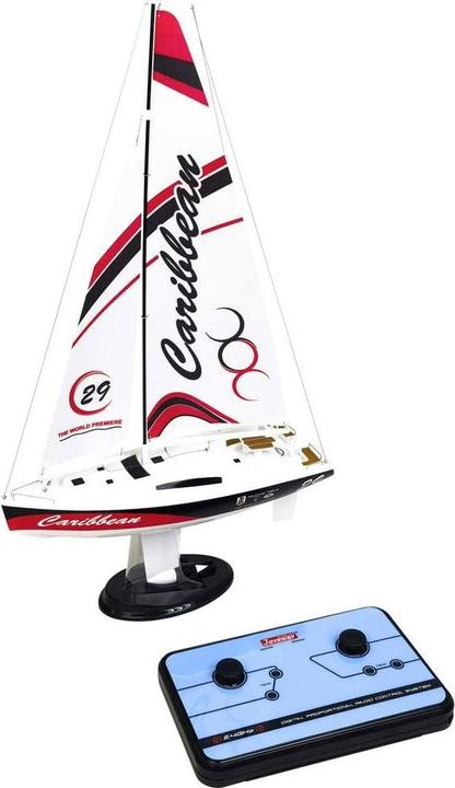 Actual product image Joysway Caribbean Yacht V2 RC Sailboat RtR 260mm