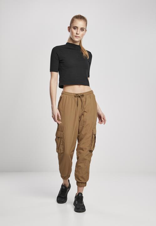 Image du produit Urban Classics Ladies High Waist Crinkle Nylon Cargo Pants (M)