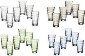 Ritzenhoff & Breker Longdrinkglas Favo klar 6ST 400ml (0.40 l, 6 x)