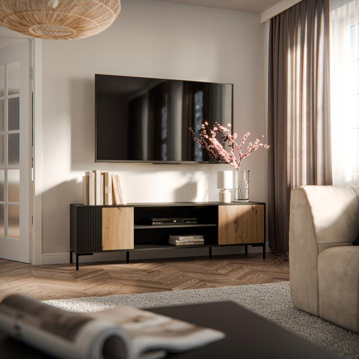 Immagine prodotto Cama Armadio RTV MERCI Armadio RTV 180 x 40 x 53 5 cm nero/rovere artigianale