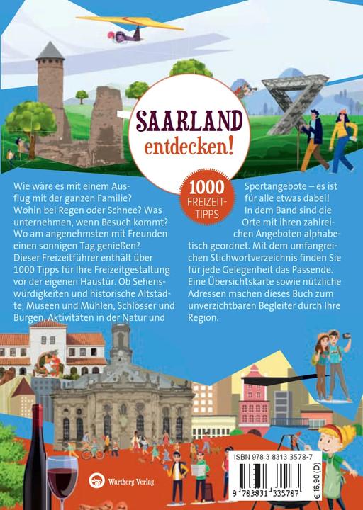 Immagine prodotto Saarland entdecken! 1000 Freizeittipps (Tedesco, Günther Klahm, 2023)