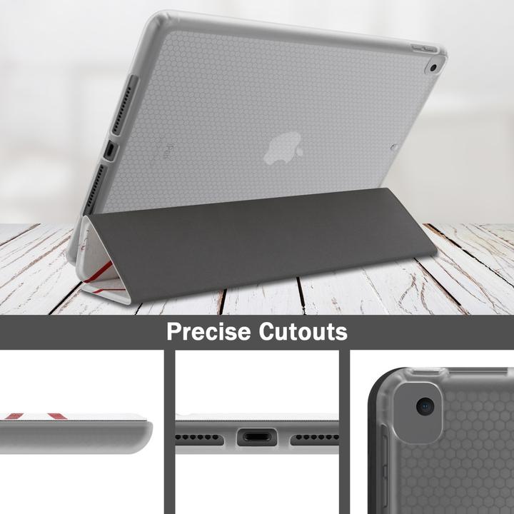 Actual product image Cadorabo Tablet Book Sleeve Colorful Marble (iPad Pro 10.5)