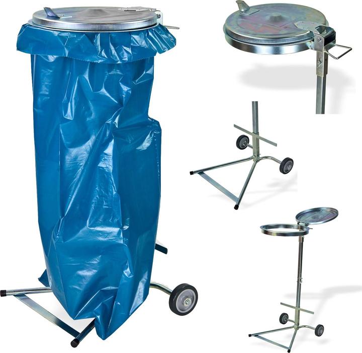 Image du produit Dema Support pour sacs poubelle Collecteur de déchets Support pour sacs poubelle 120l (120 l)