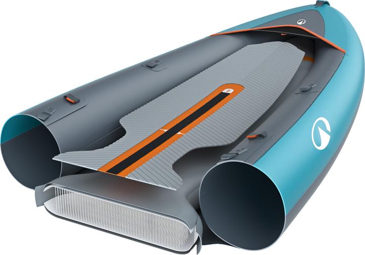 Actual product image Tribord Inflatable canoe kayak 2/3 person - 100+ Blue (3 pers.)