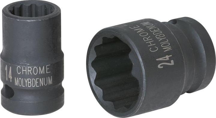 Actual product image KS Tools 1/2 in. 12-sided power socket. short. 15/16 inch