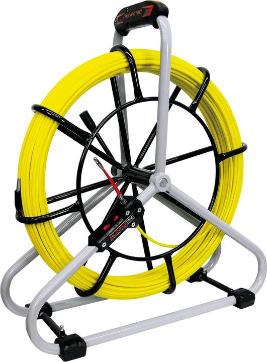 Runpotec RUNPO 10064 Set standard di bacchette in fibra di vetro Ã6mm 60m per la trazione dei cavi (60 m)