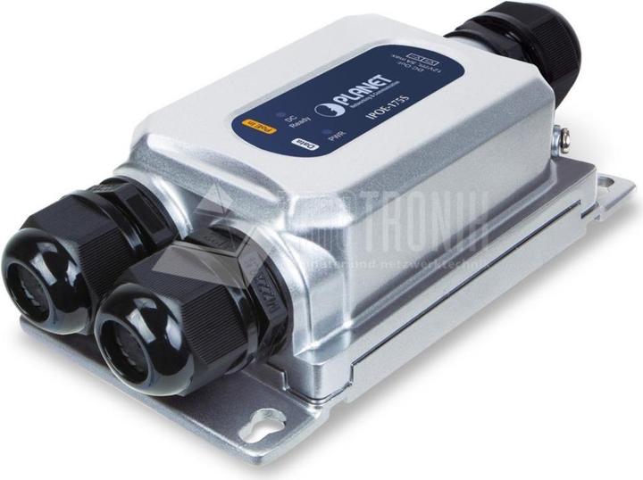 Produktbild Planet IPOE-175S IP67-rated Industrial Single-Port 802.3bt PoE++ Splitter 12VDC (2 Ports)
