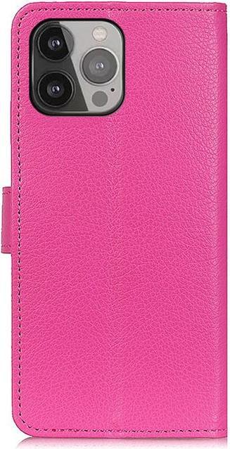 Productafbeelding MU Classic Litchi Leren Boekomslag Serie (Apple iPhone 13 Pro Max)