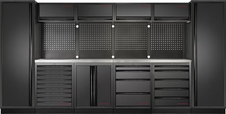 Image du produit Kraftwerk MOBILIO BLK Kombi Lochwand Edelstahl (392 cm, 200 cm)