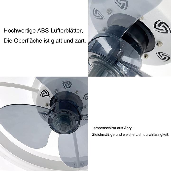 Actual product image Wildcat Ceiling Fan with Lighting 40cm White