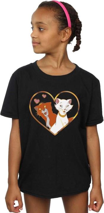Immagine prodotto Disney The Aristocats Heart Maglietta Ragazze (140, 146)