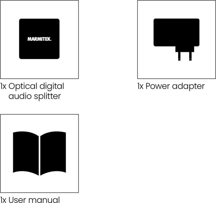 Actual product image Marmitek Split TS12