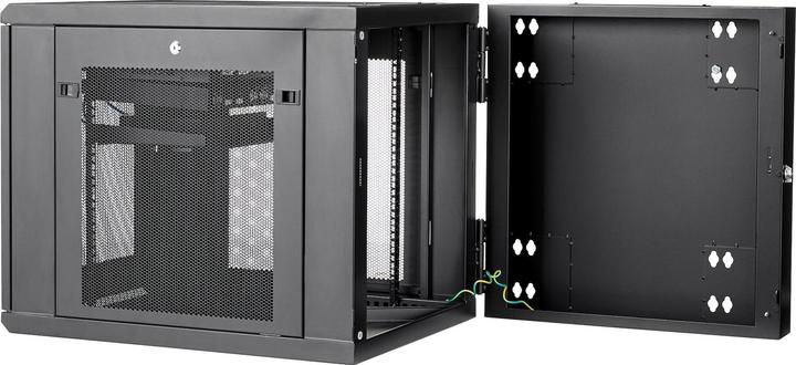 Immagine prodotto StarTech Rack per server con montaggio a parete 12U profondo fino a 81 cm Armadio di rete con chiusura a (12 HE, Rack da 19 pollici)