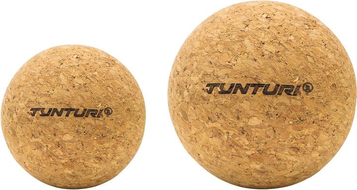 Tunturi Kork Massage Ball Set Eco Friendly