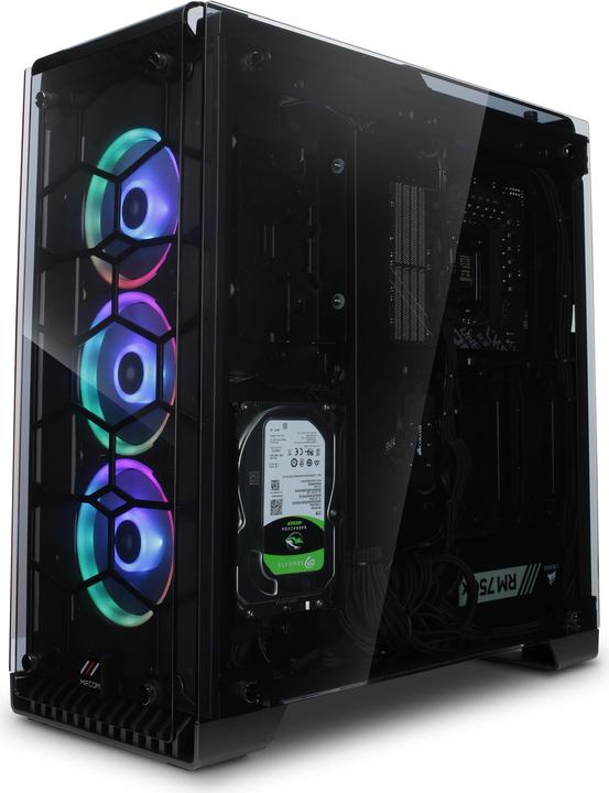 Produktbild Mifcom Spectrum RTX2080Ti Core i9 Ultimate (Intel Core i9-9900K, 32 GB, 1000 GB, GeForce RTX 2080 Ti)
