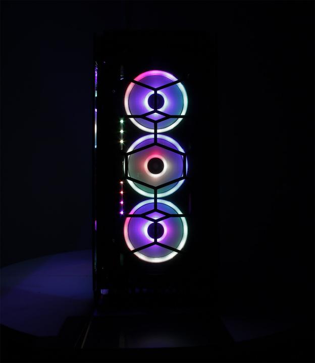 Produktbild Mifcom Spectrum RTX2080Ti Core i9 Ultimate (Intel Core i9-9900K, 32 GB, 1000 GB, GeForce RTX 2080 Ti)